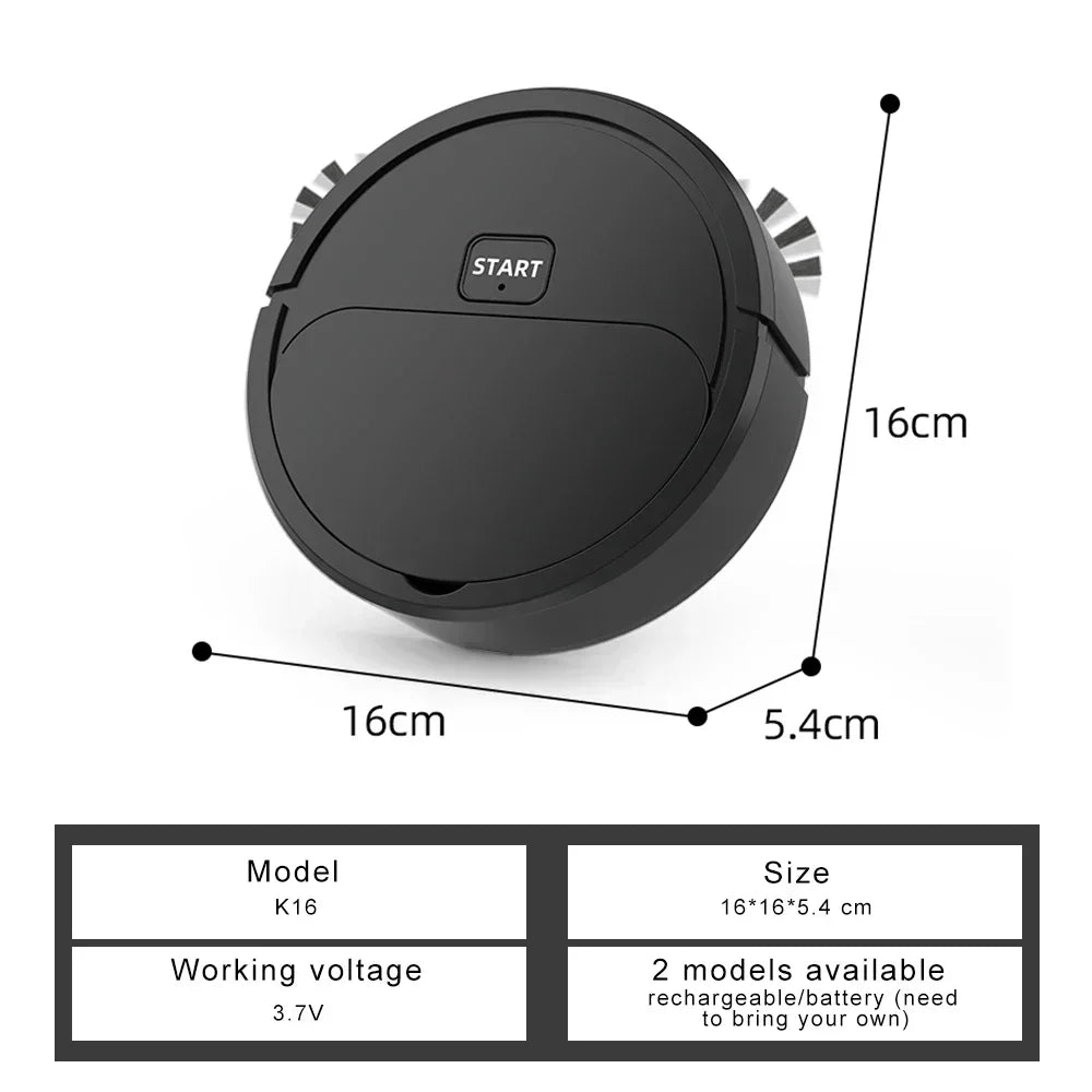 Automatic Portable Mini Robotic Vacuum