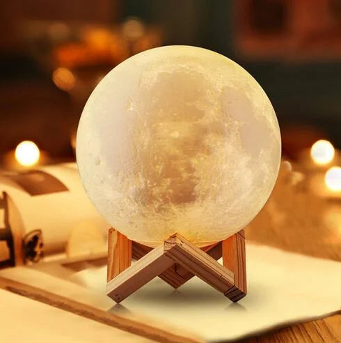 3D Print LED Moon Lamp