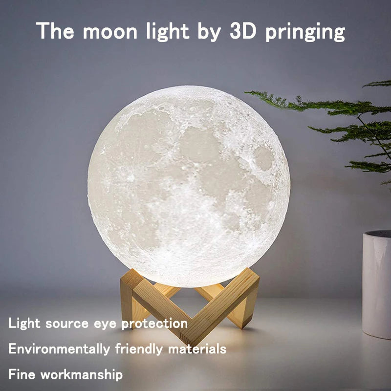 3D Print LED Moon Lamp