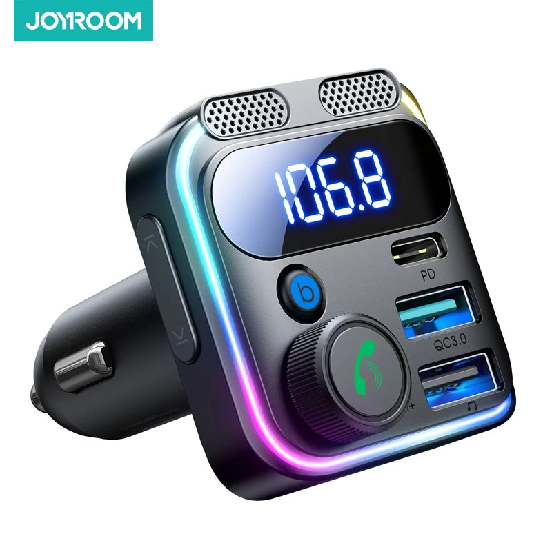 Bluetooth 5.3 Car FM Transmitter & Charger