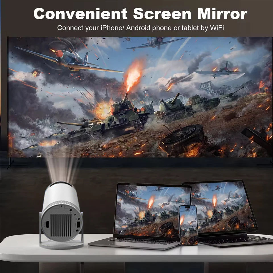In stock 4K Home Projector Native Portable 720P Auto Focus 260ANSI Video home Cinema Outdoor HD LED Projetor 3D MINI Theater New