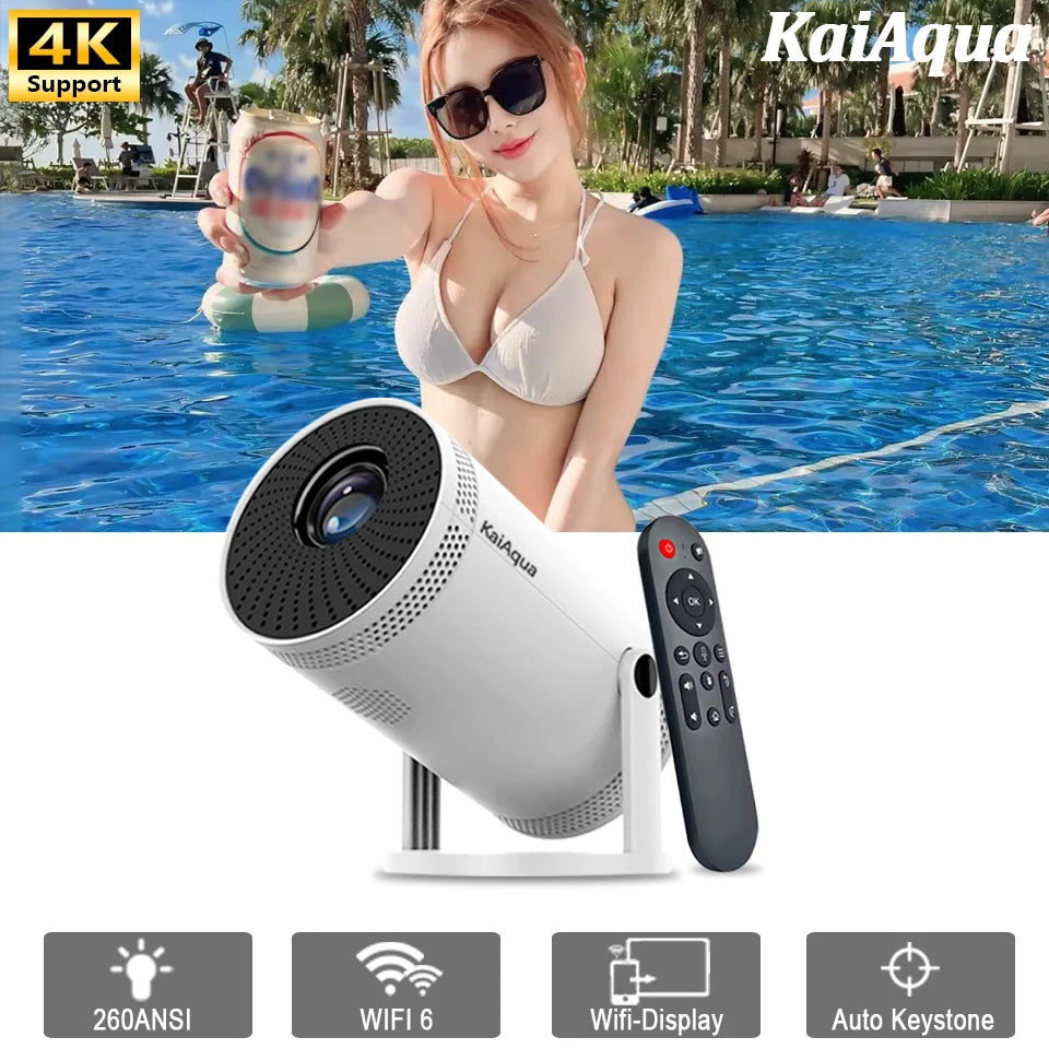 In stock 4K Home Projector Native Portable 720P Auto Focus 260ANSI Video home Cinema Outdoor HD LED Projetor 3D MINI Theater New
